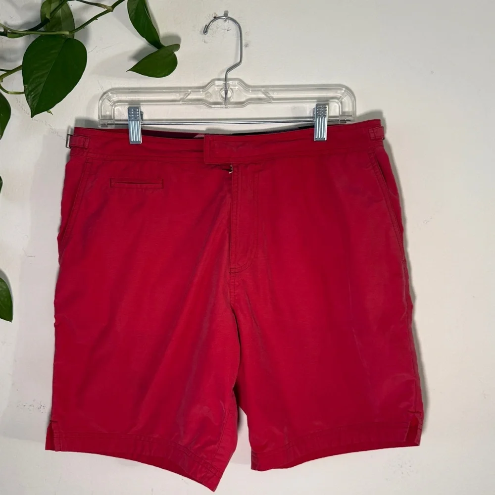 Burberry Red‎ Swim Trunks